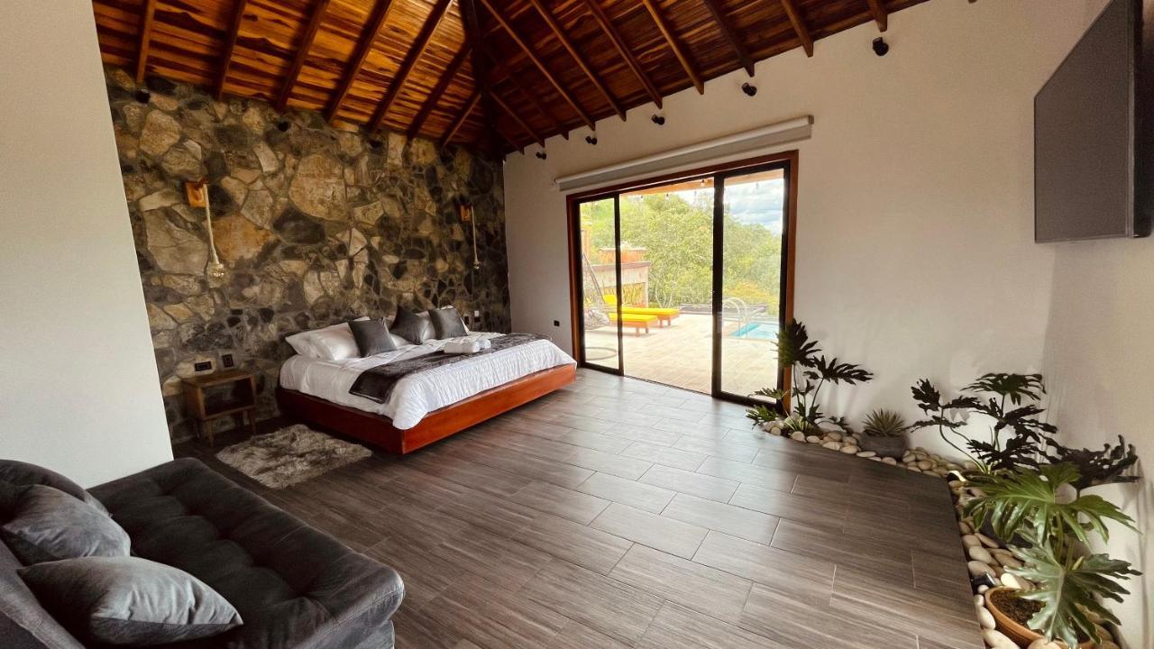 Hotel Campestre Palmas Del Zamorano サン・ヒル エクステリア 写真